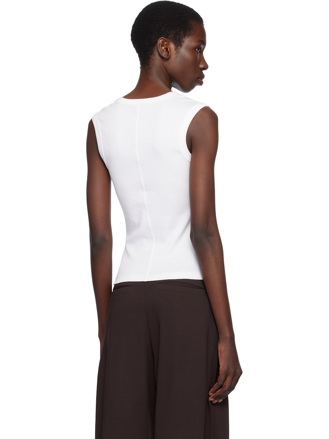 White Dewi Tank Top - 3
