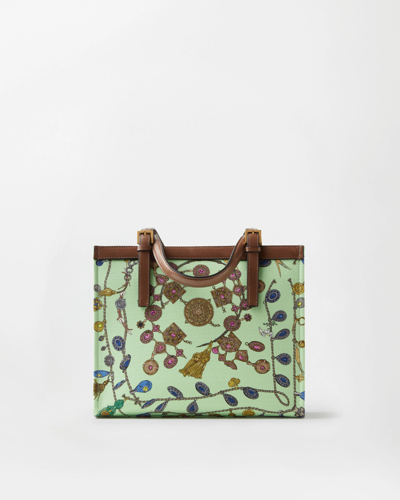 Rivière Printed Canvas Tote 6