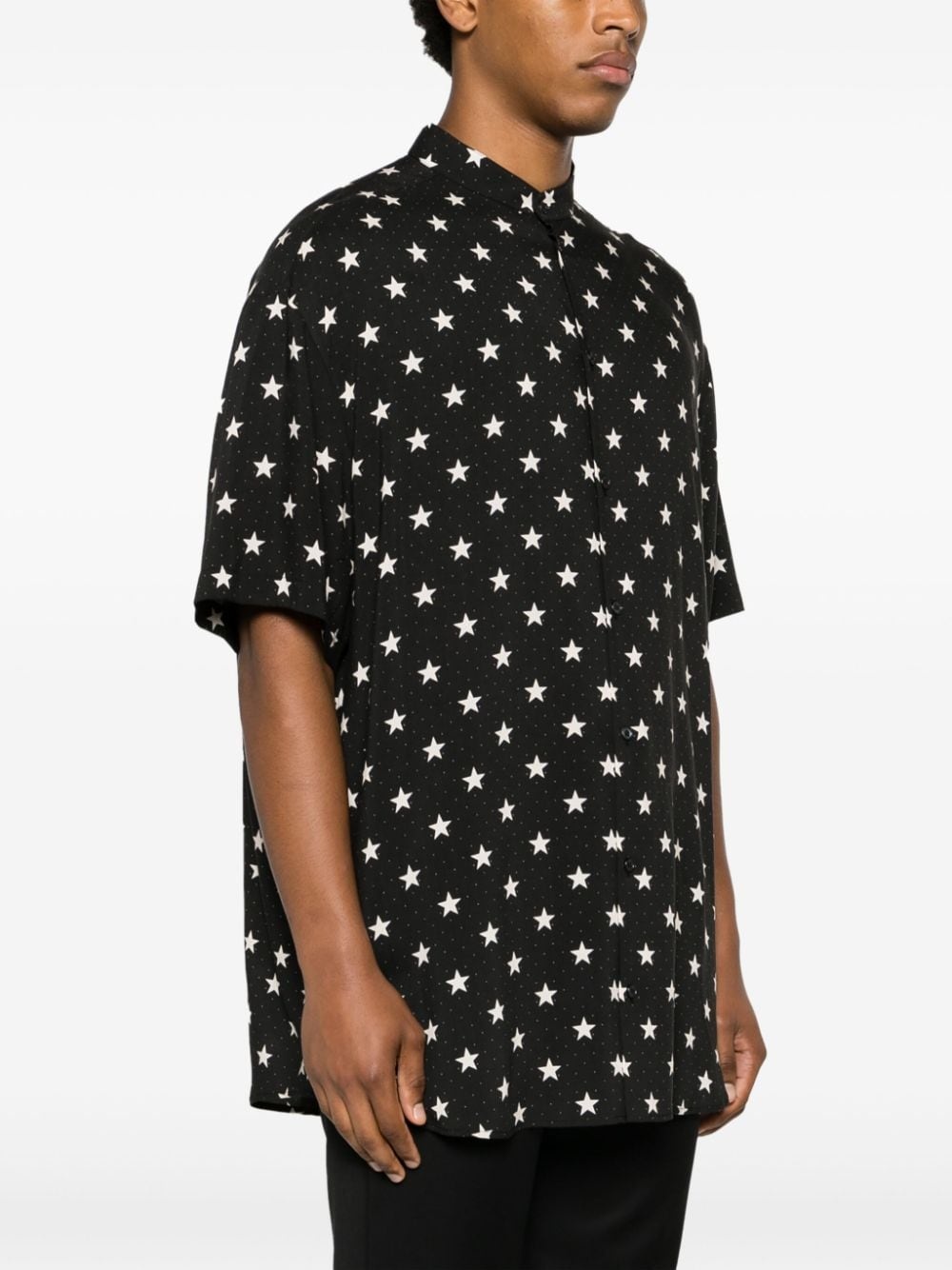 Star-print shirt - 3