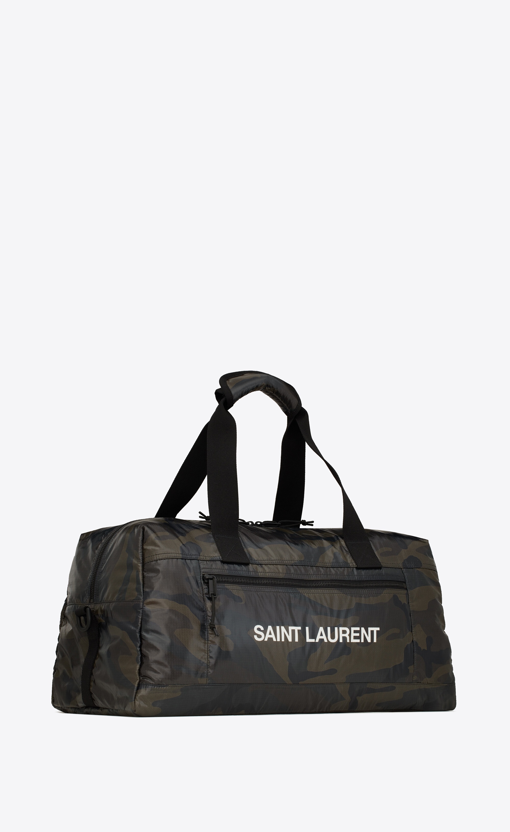 nuxx duffle bag in camo-print nylon - 4