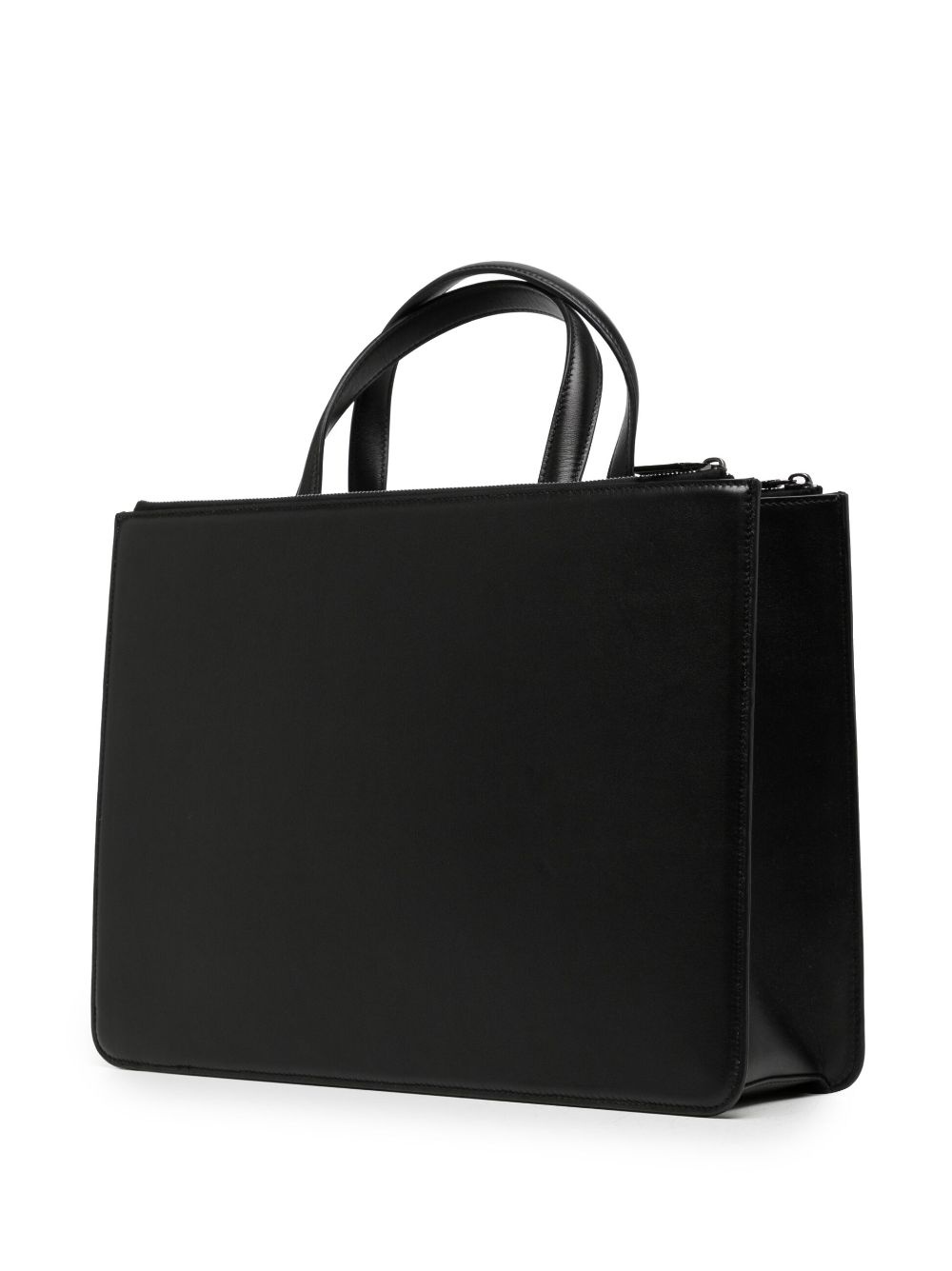 V-Logo leather briefcase - 3