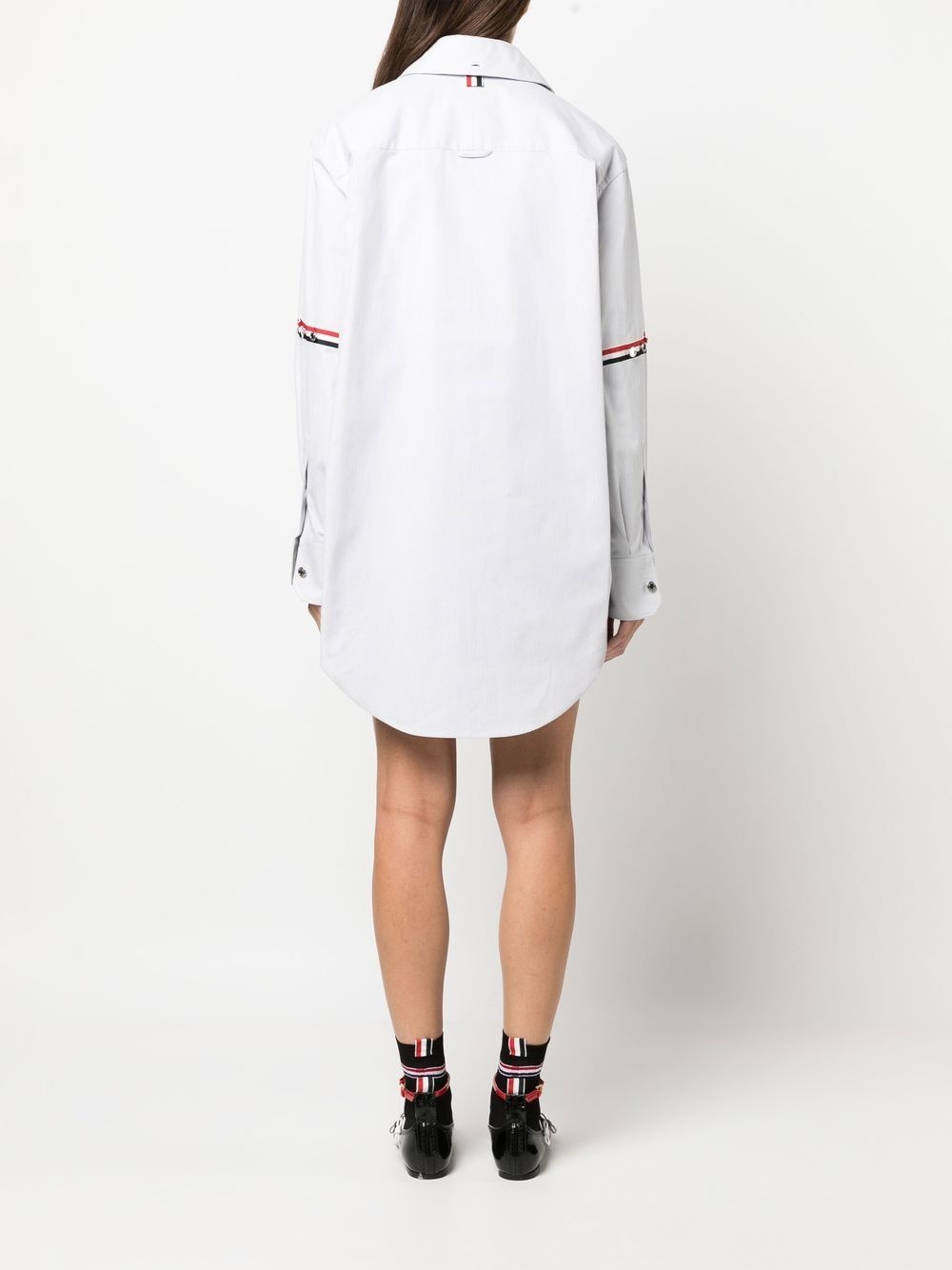 RWB stripe longline shirt - 4