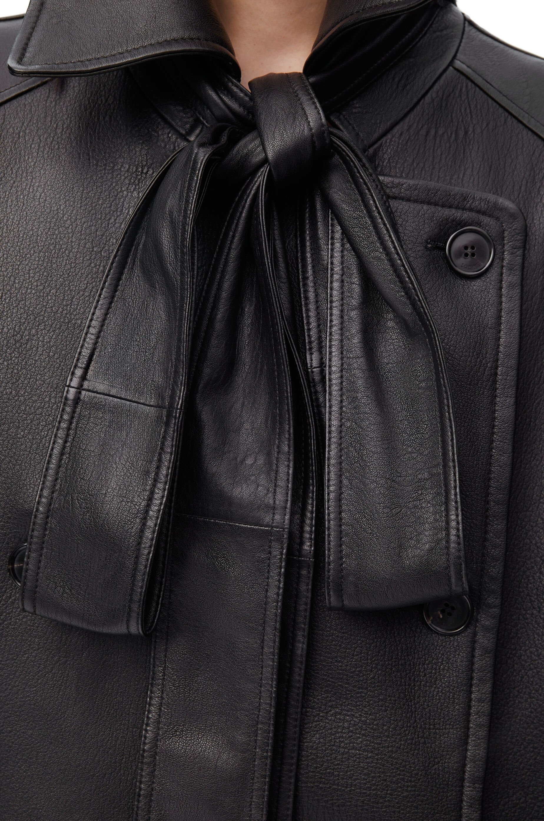 Bow jacket in nappa lambskin - 5