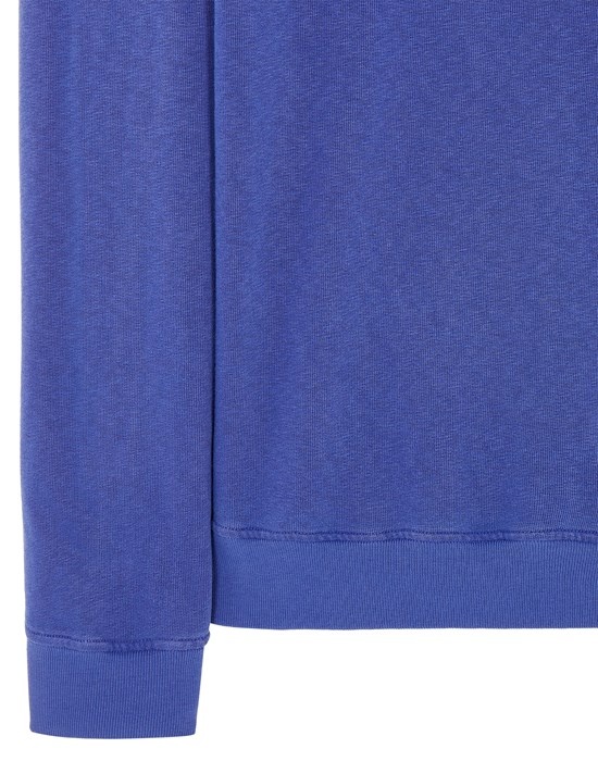 66360 MALFILE' FLEECE_GARMENT DYED 'OLD' EFFECT ULTRAMARINE BLUE - 4