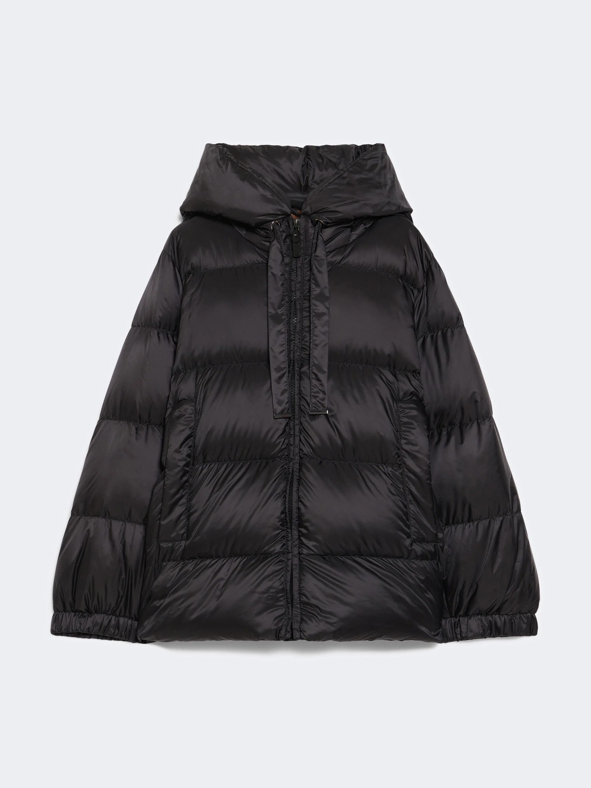 SEIA Down jacket in water-repellent canvas - BLACK - 1