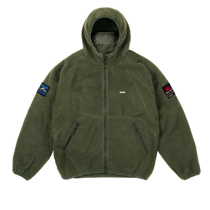 GETTING HIGHER THERMA FLEECE JACKET DEEP GREEN 1