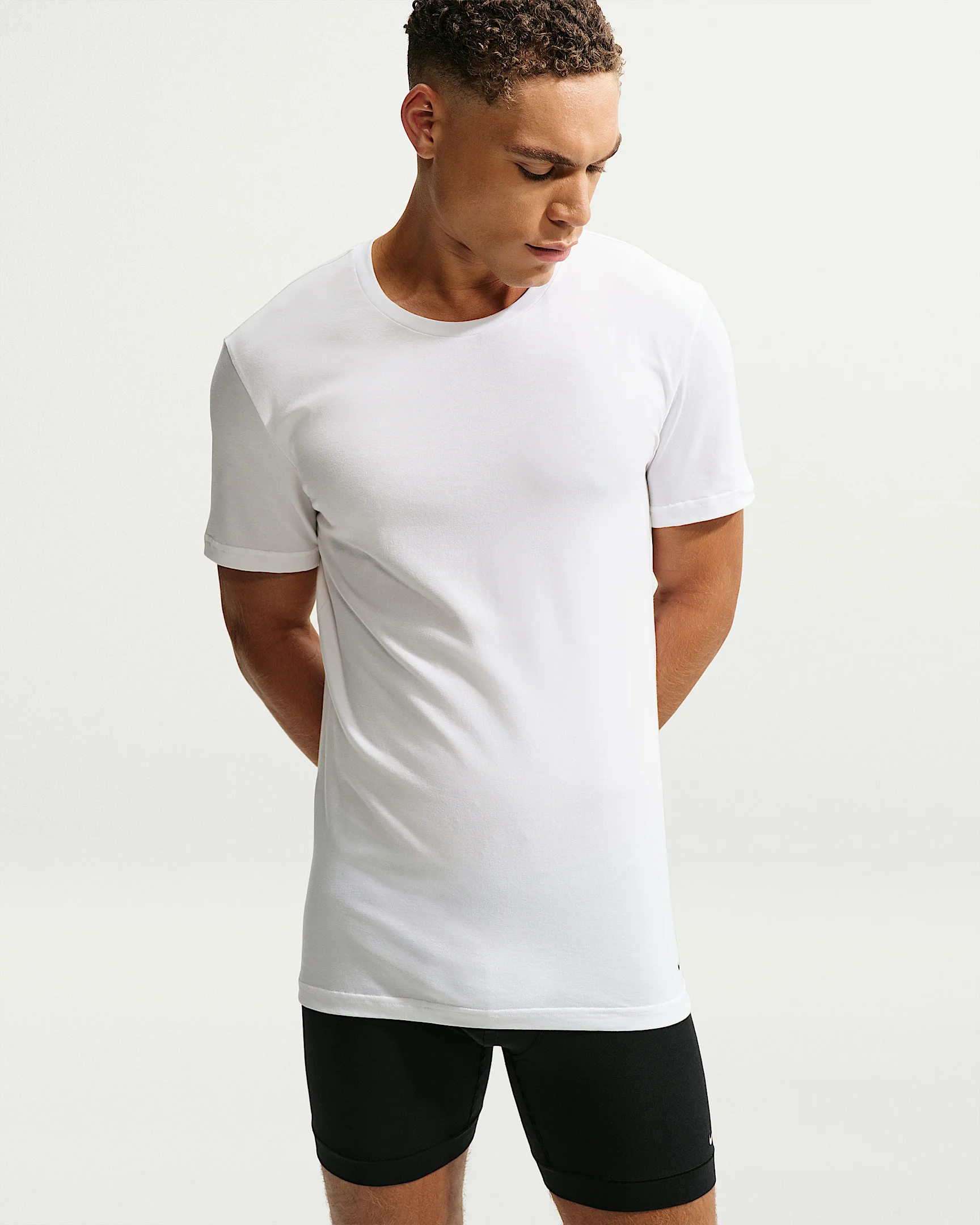 Nike Essential Men's Cotton Stretch Crew-Neck T-Shirts (2-Pack) - 1