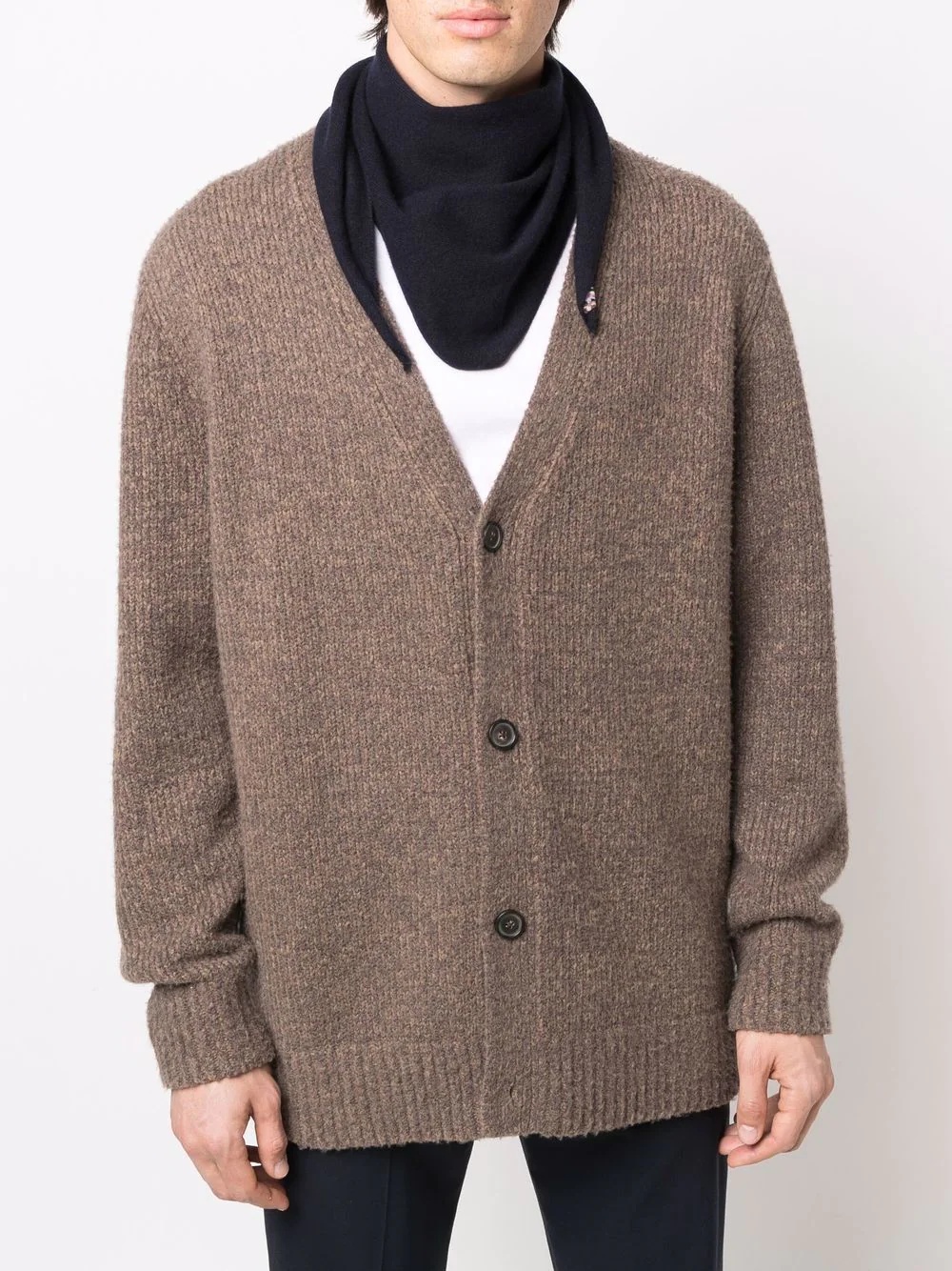 cashmere snood scarf - 2