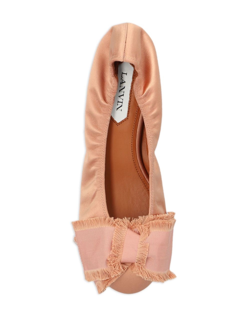 bow-detail ballerina shoes - 4
