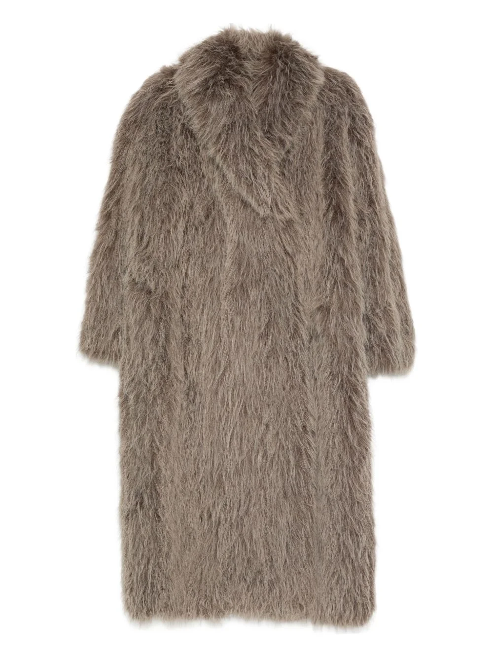 faux-fur coat - 1