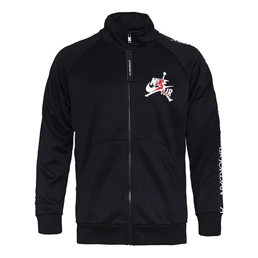 Nike Stand-up Collar Zipper Coat Male Black CK2181-010 - 1