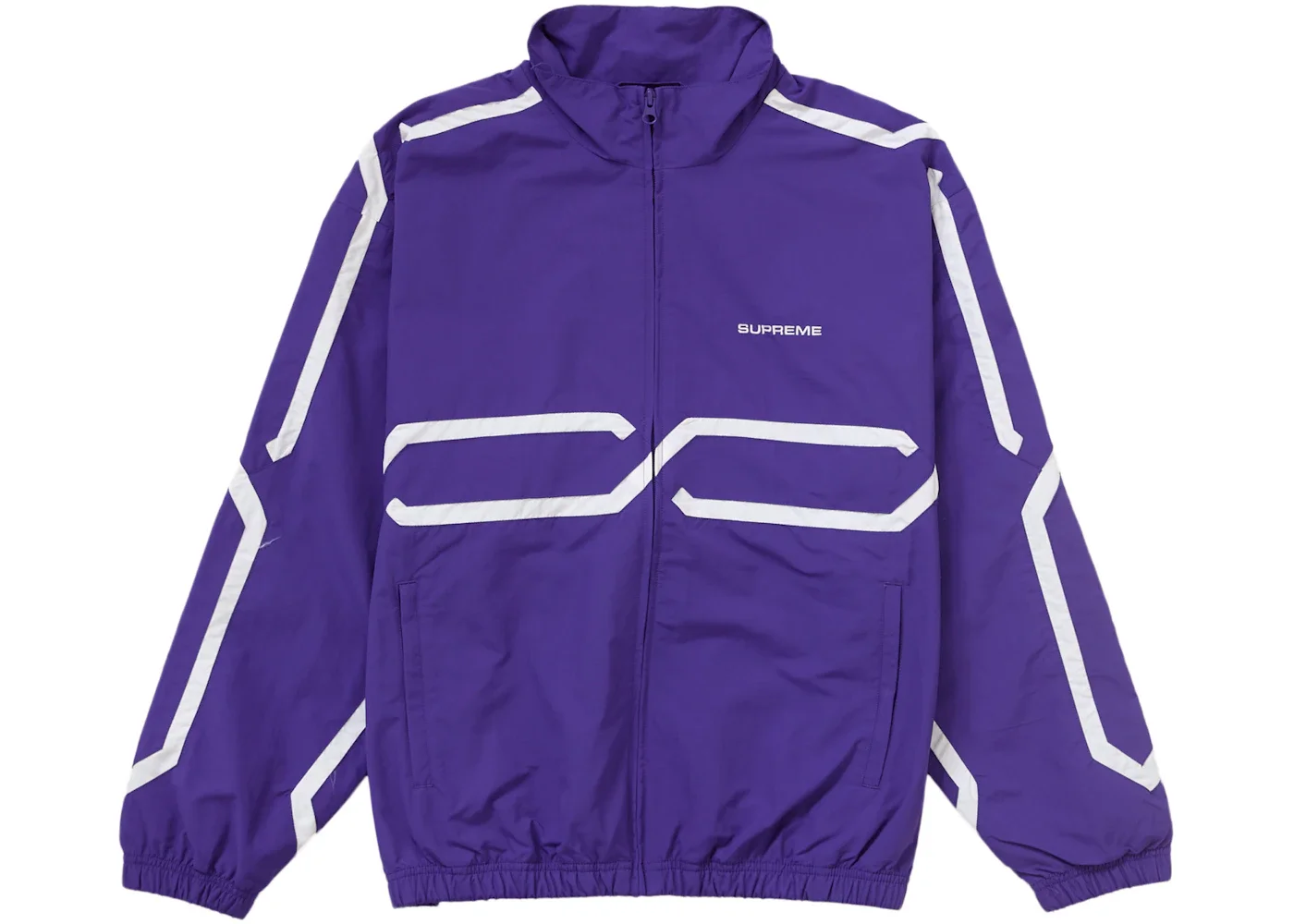 Supreme Inset Link Track Jacket Purple - 1