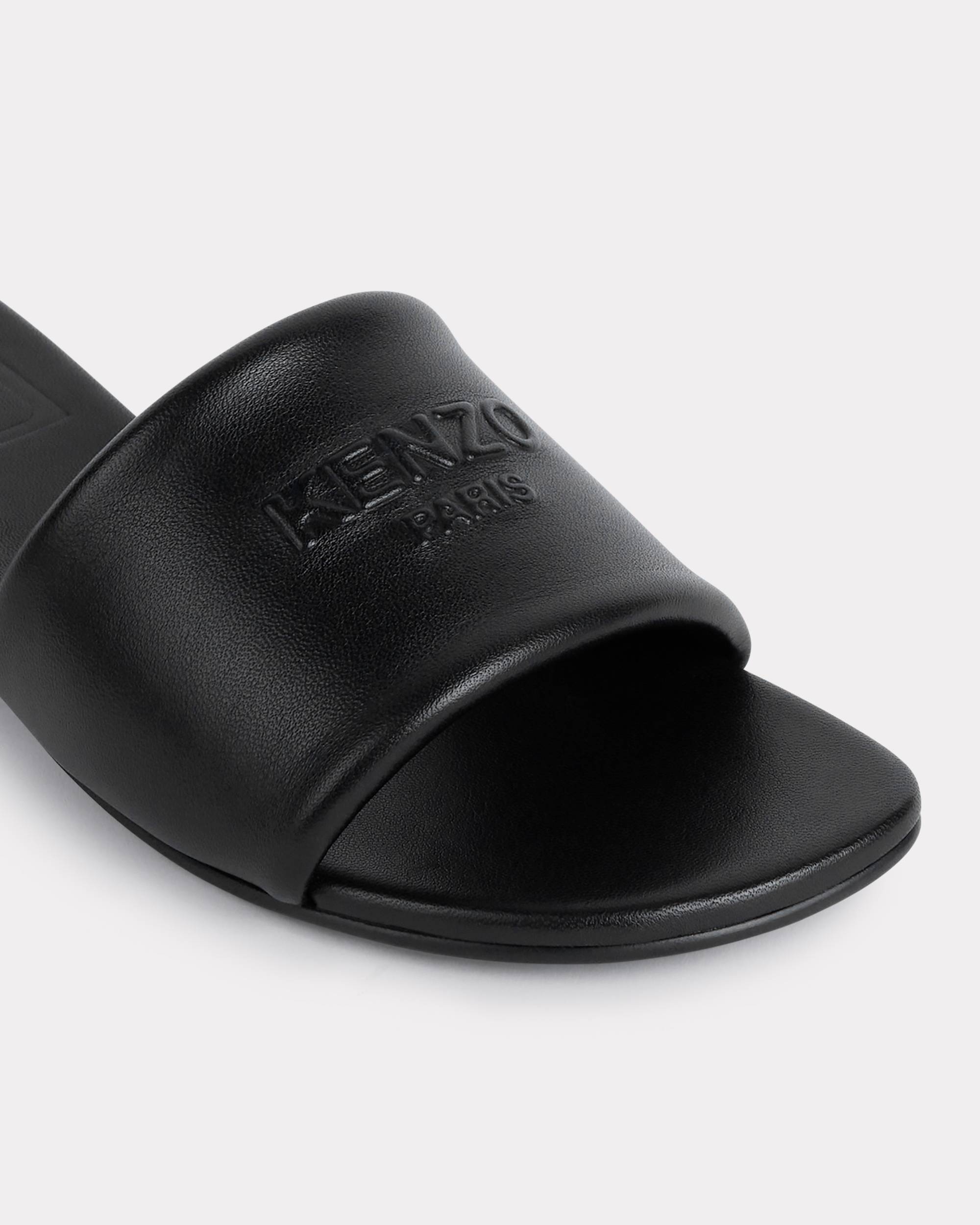 'KENZO OKI' leather flat mules - 4