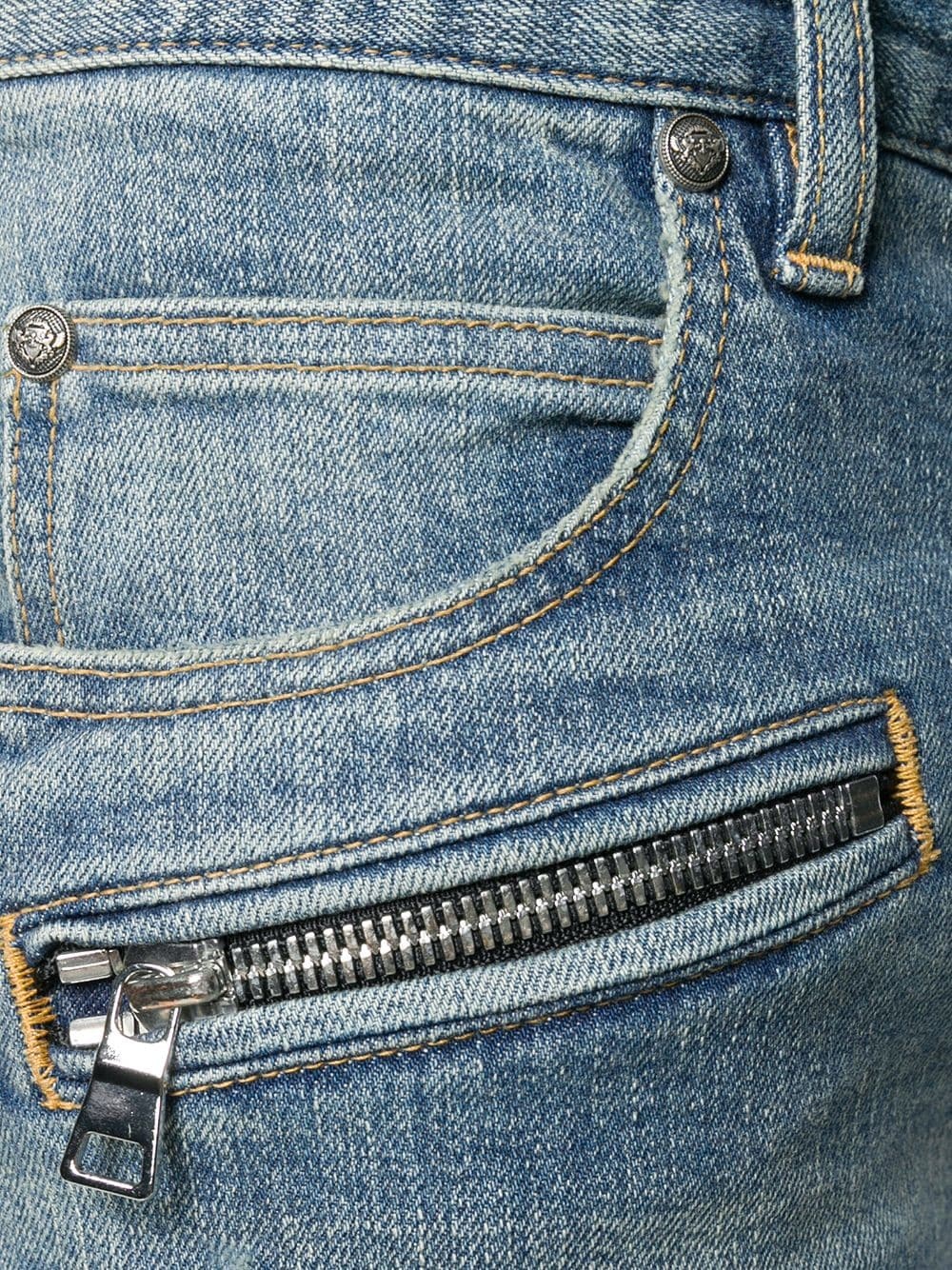 slim-fit ripped jeans - 5