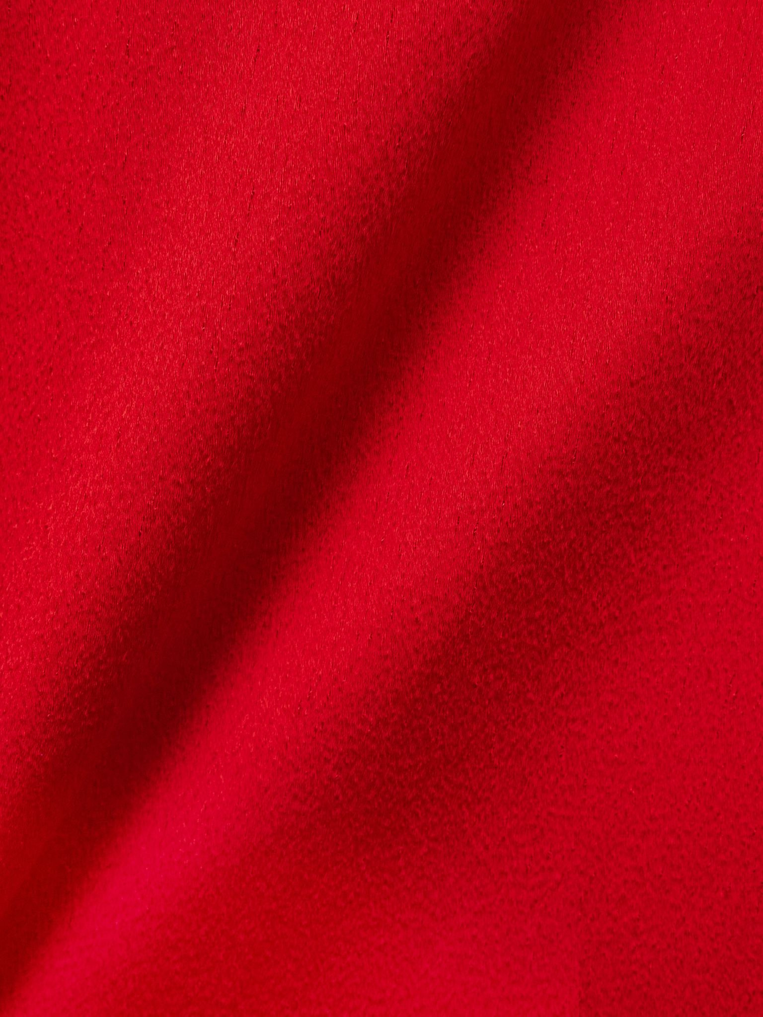 Satin-crepe halterneck gown Red - 4