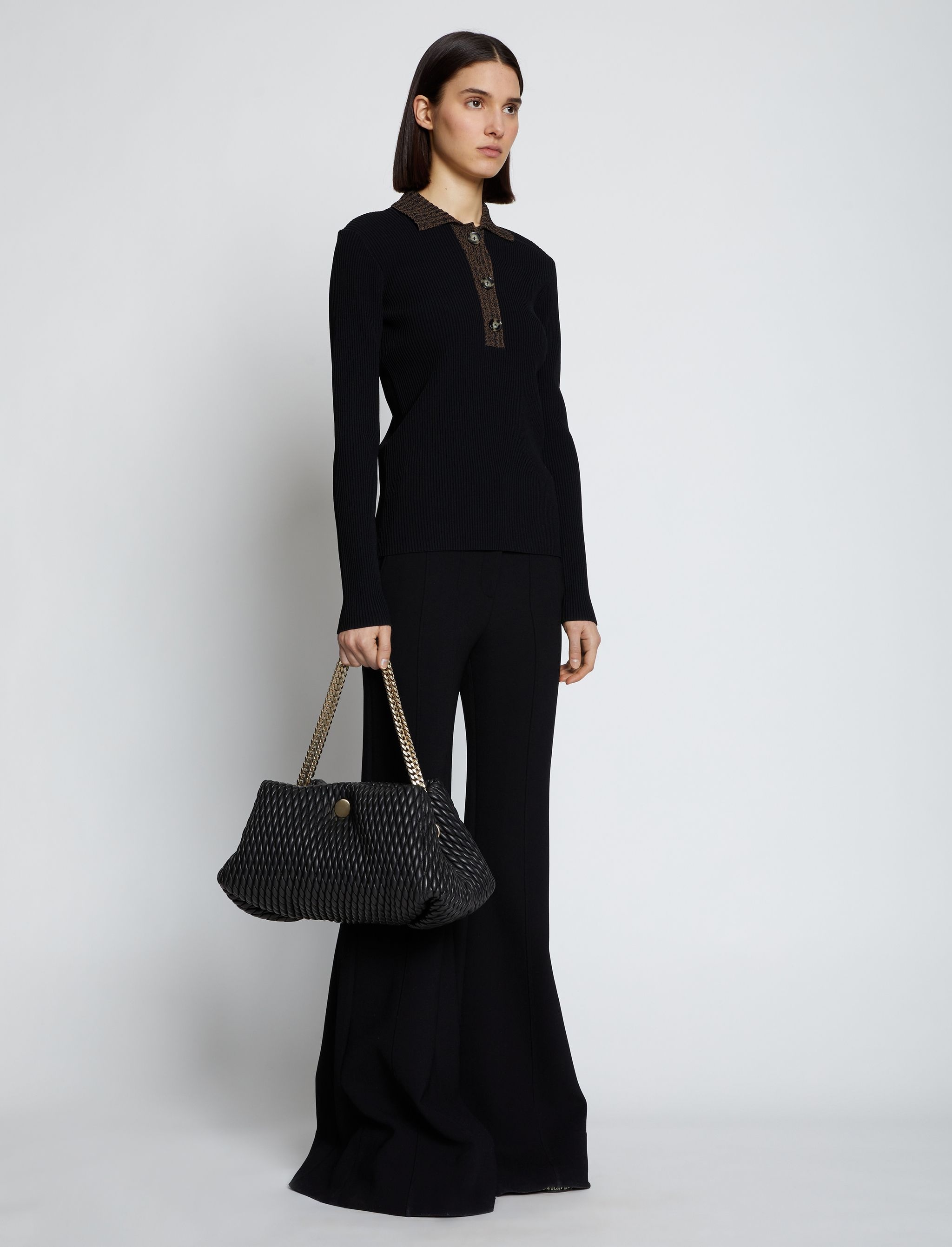 Quilted Chain Tobo Bag - 8