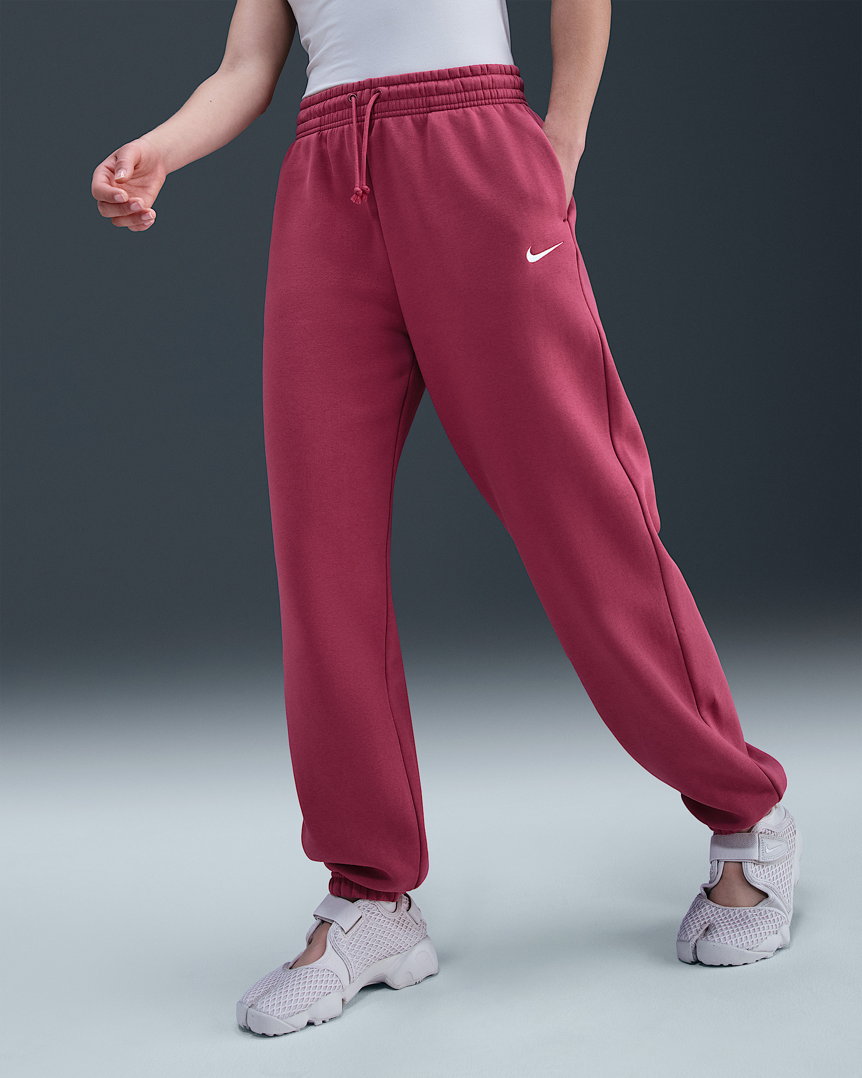 Nike Sportswear Phoenix Fleece Women's High-Waisted Oversized Sweatpants - 2