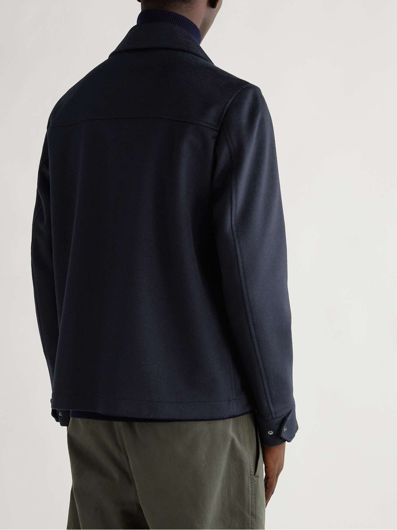 Wool and Cashmere-Blend Shirt Jacket 4
