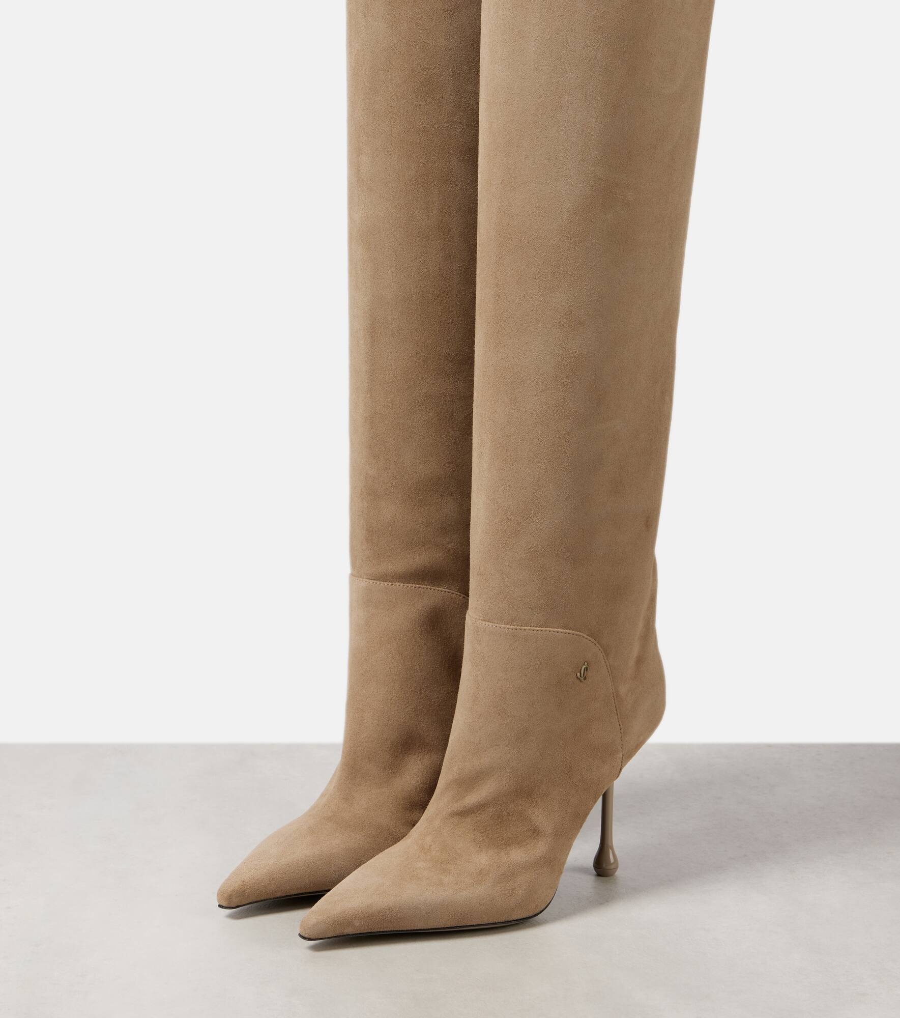 Cycas suede over-the-knee boots - 5