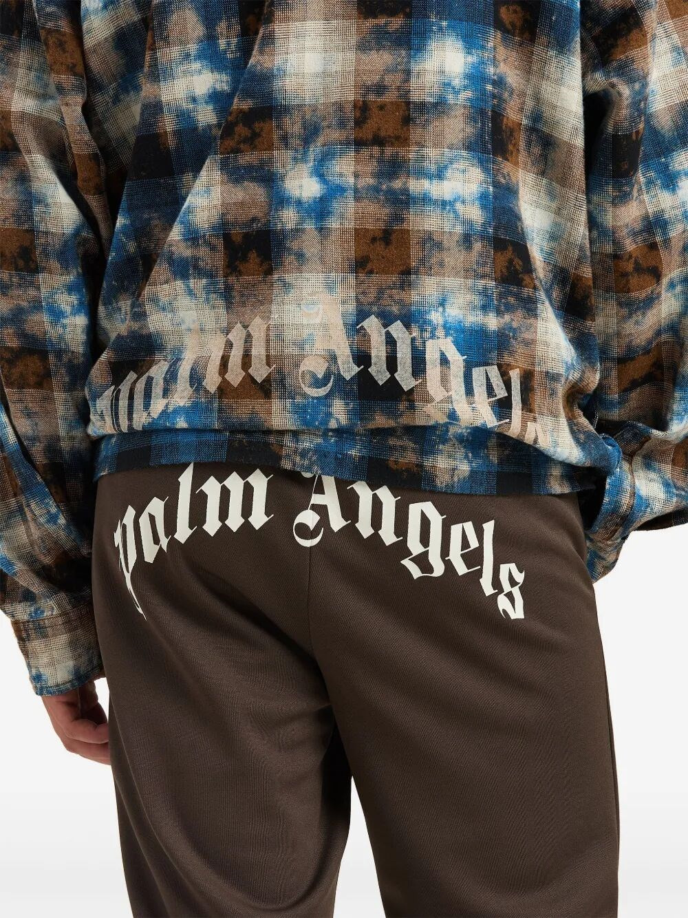 `Back Curved Logo` Track Pants - 4