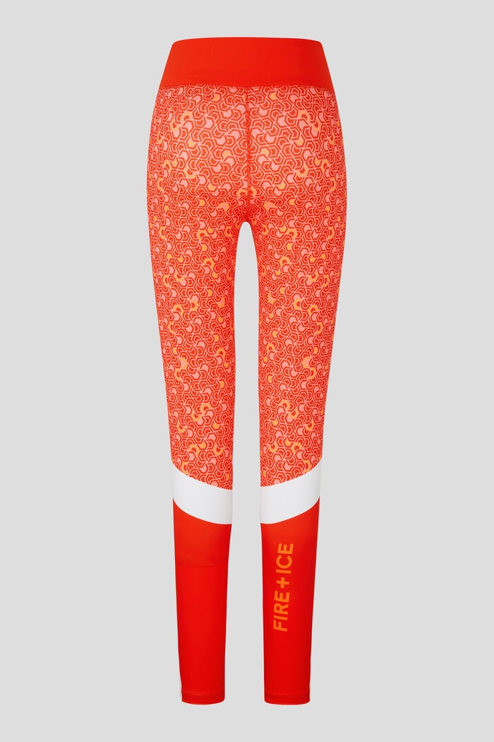 Christin Tights in Red/White - 6