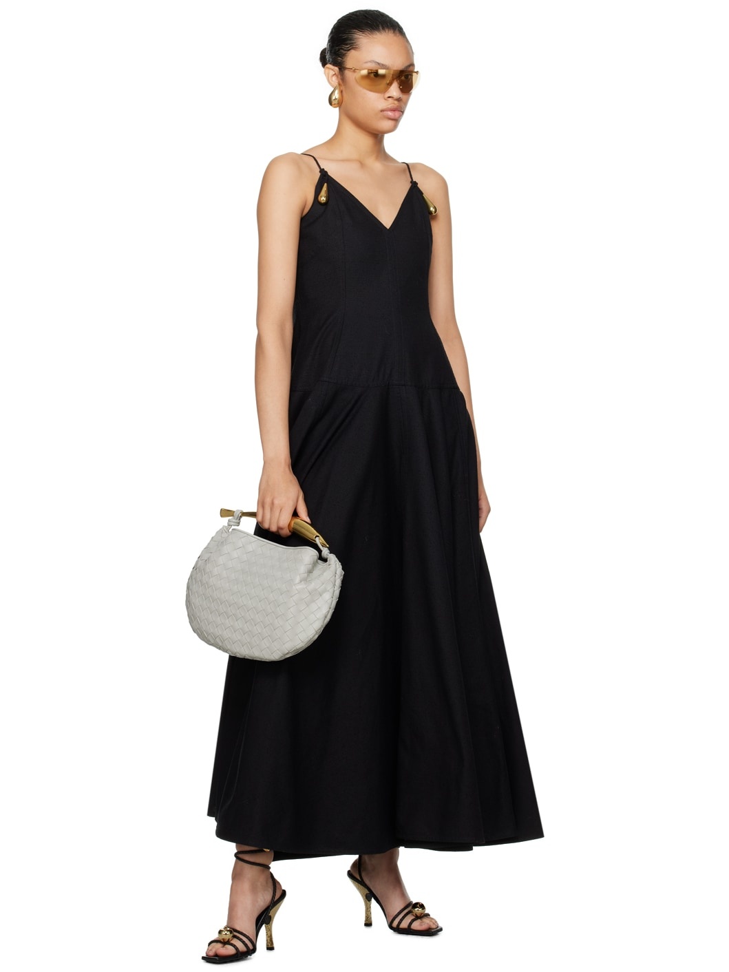 Gray Sardine Top Handle Bag - 4