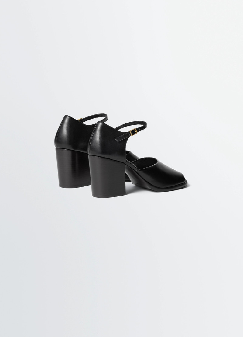 HEELED SANDALS IN GLOSSY LEATHER 3