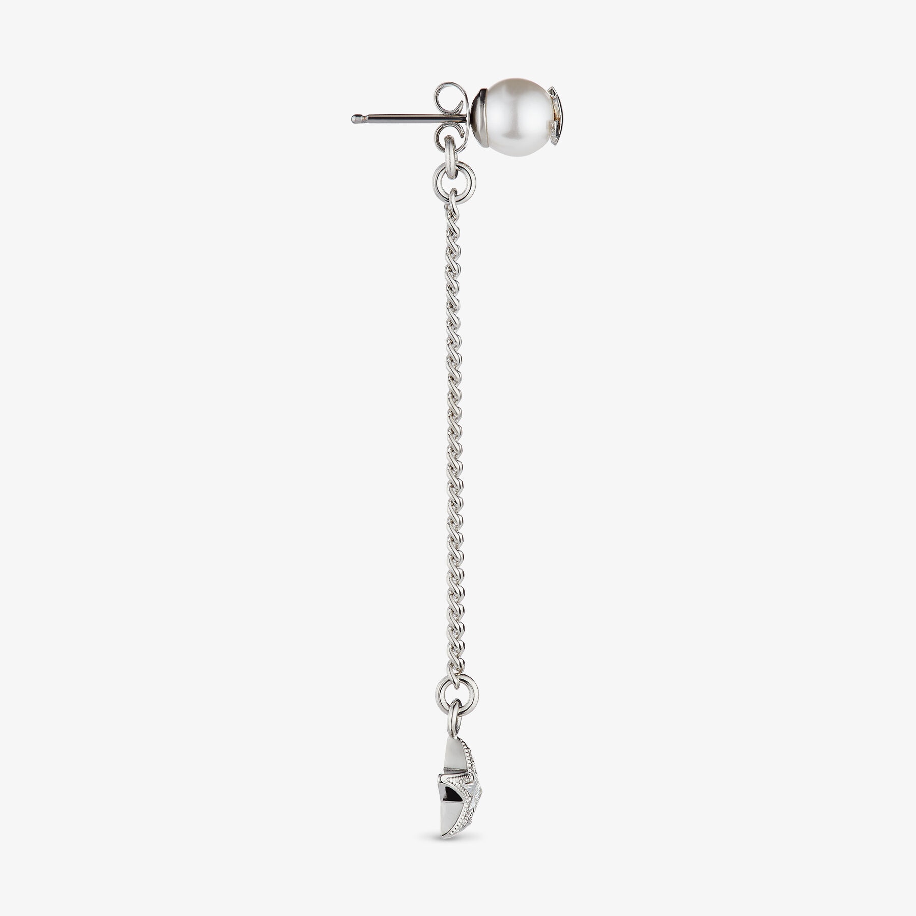 Jc Star Drop Earring
Silver-Finish Metal Crystal Star Drop Earrings - 3