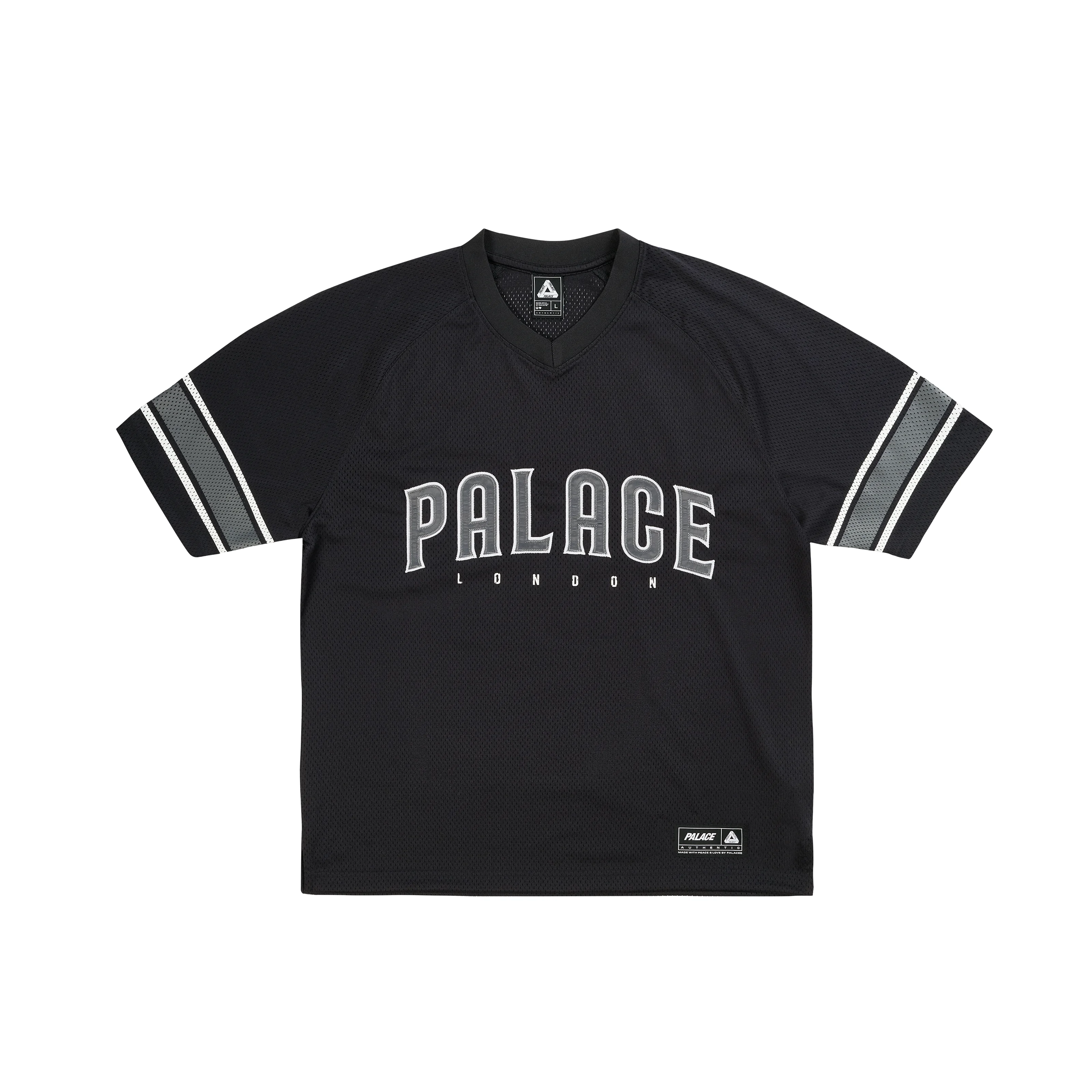 SATIN THE PARK MESH JERSEY BLACK - 1