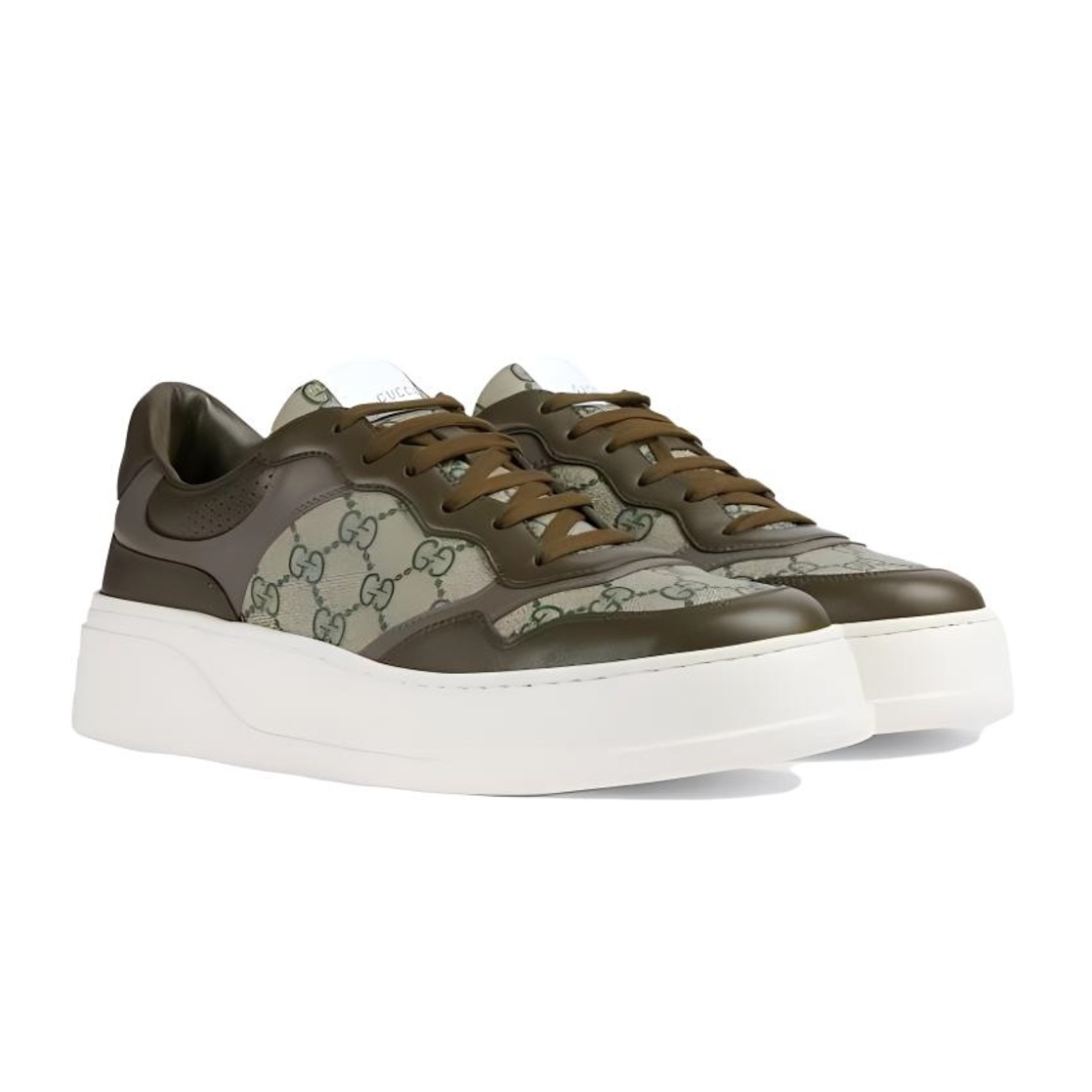 Gucci GG Supreme Sneaker 'Beige Green' 669582-UPGA0-3350 - 3