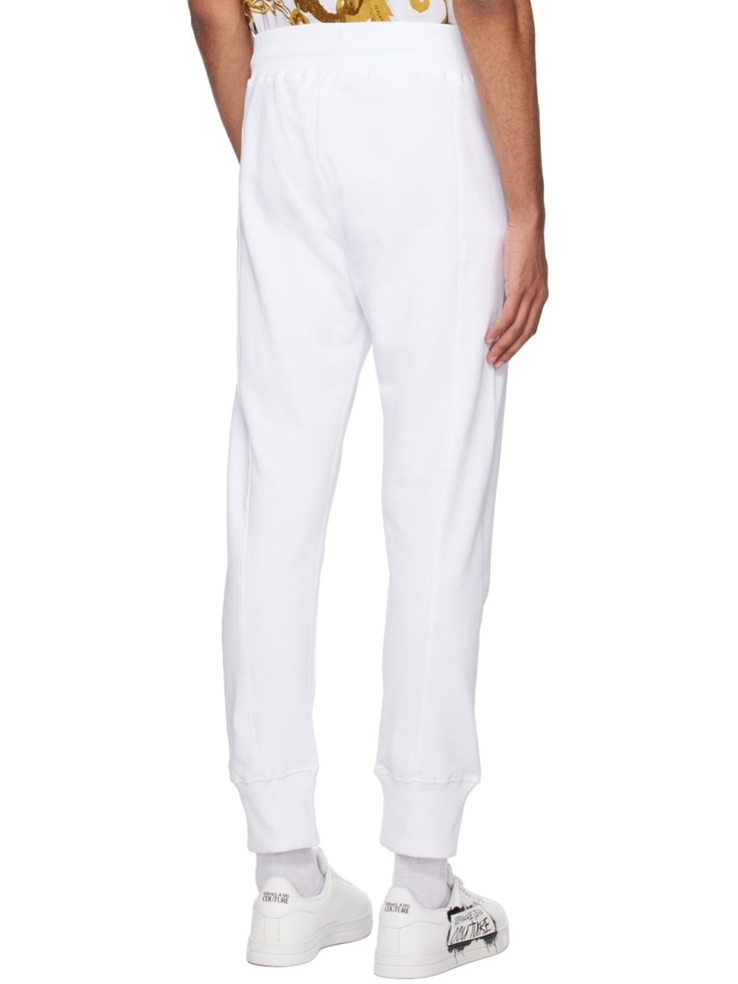 White Drawstring Sweatpants - 3