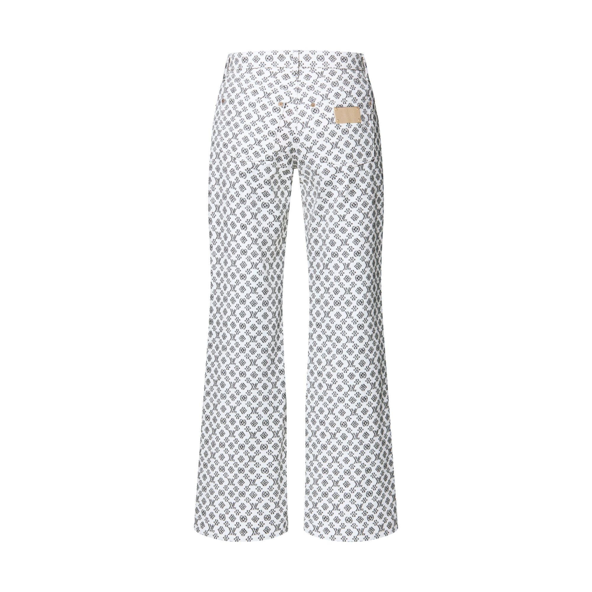Blurry Monogram Coupé Jeans - 3