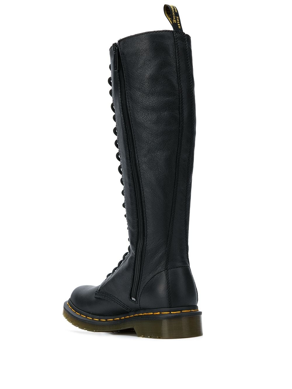 lace-up combat boots - 3