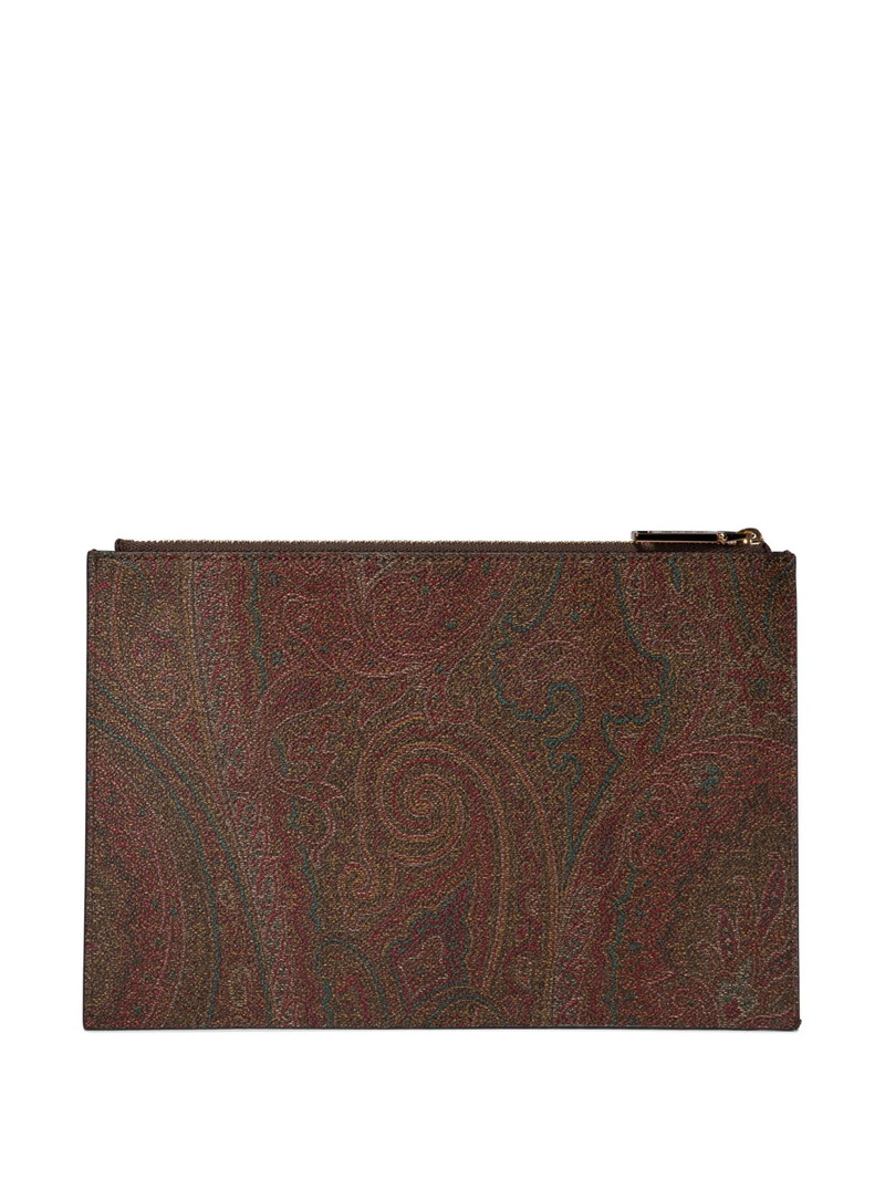 Etro Logo Embroidered Clutch Bag 5