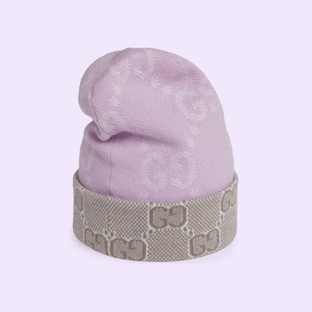 Reversible GG wool hat - 5