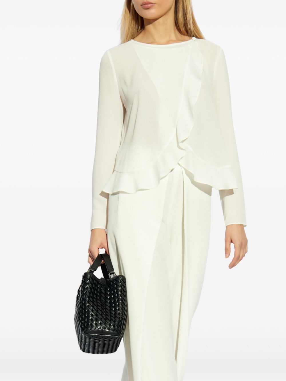 layered-design trousers - 5