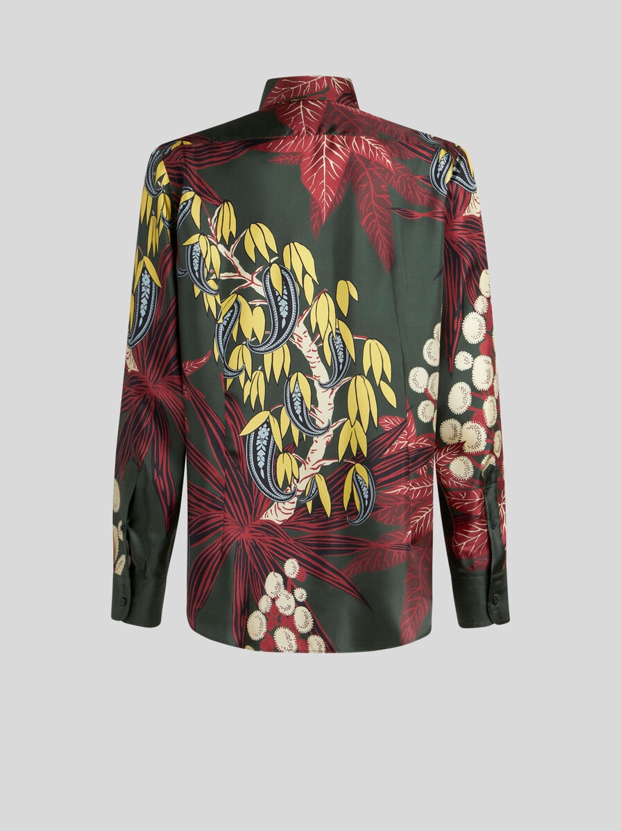 PRINTED SILK SHIRT - 6