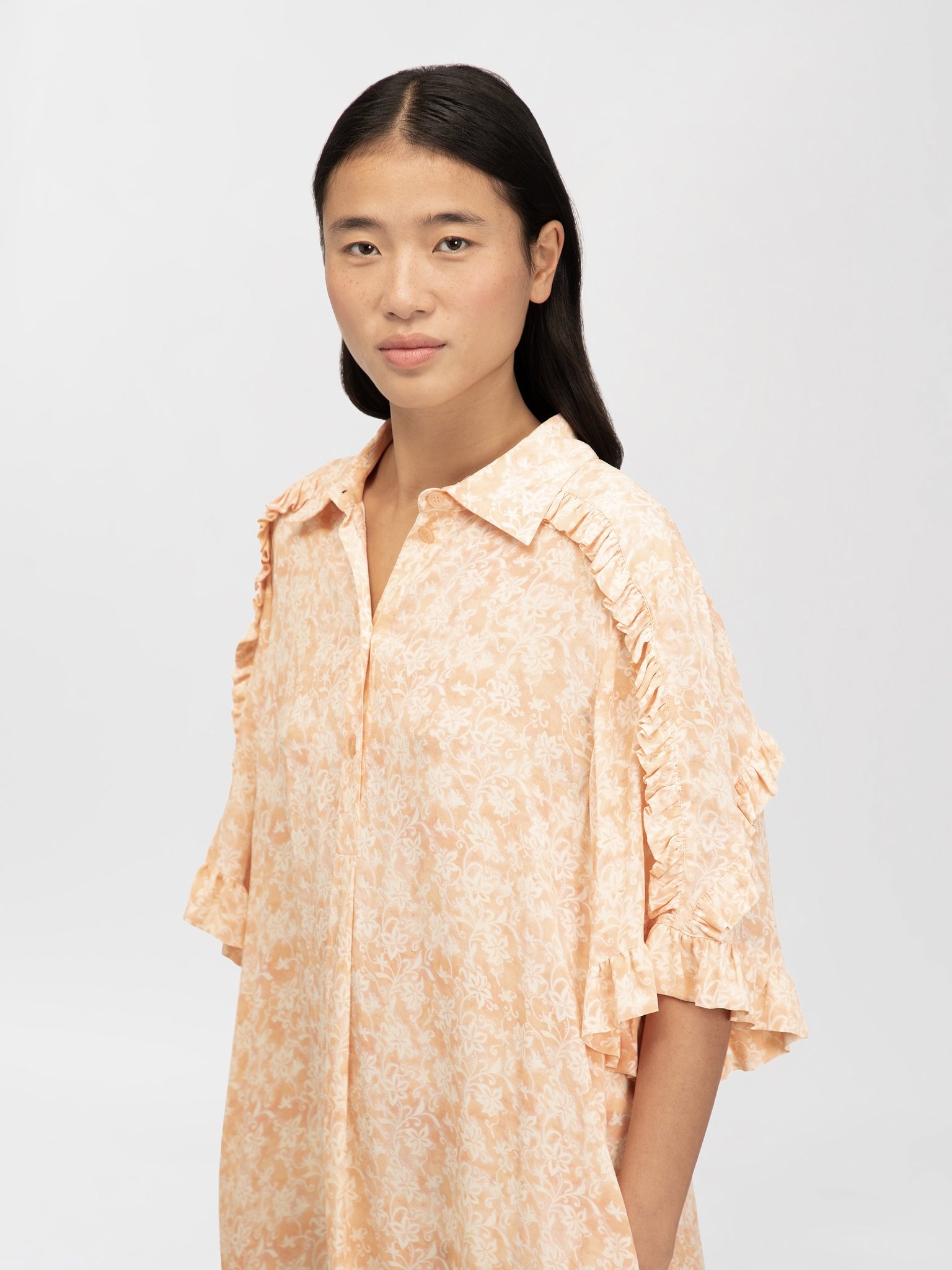 FLUID SHIRT DRESS - 4