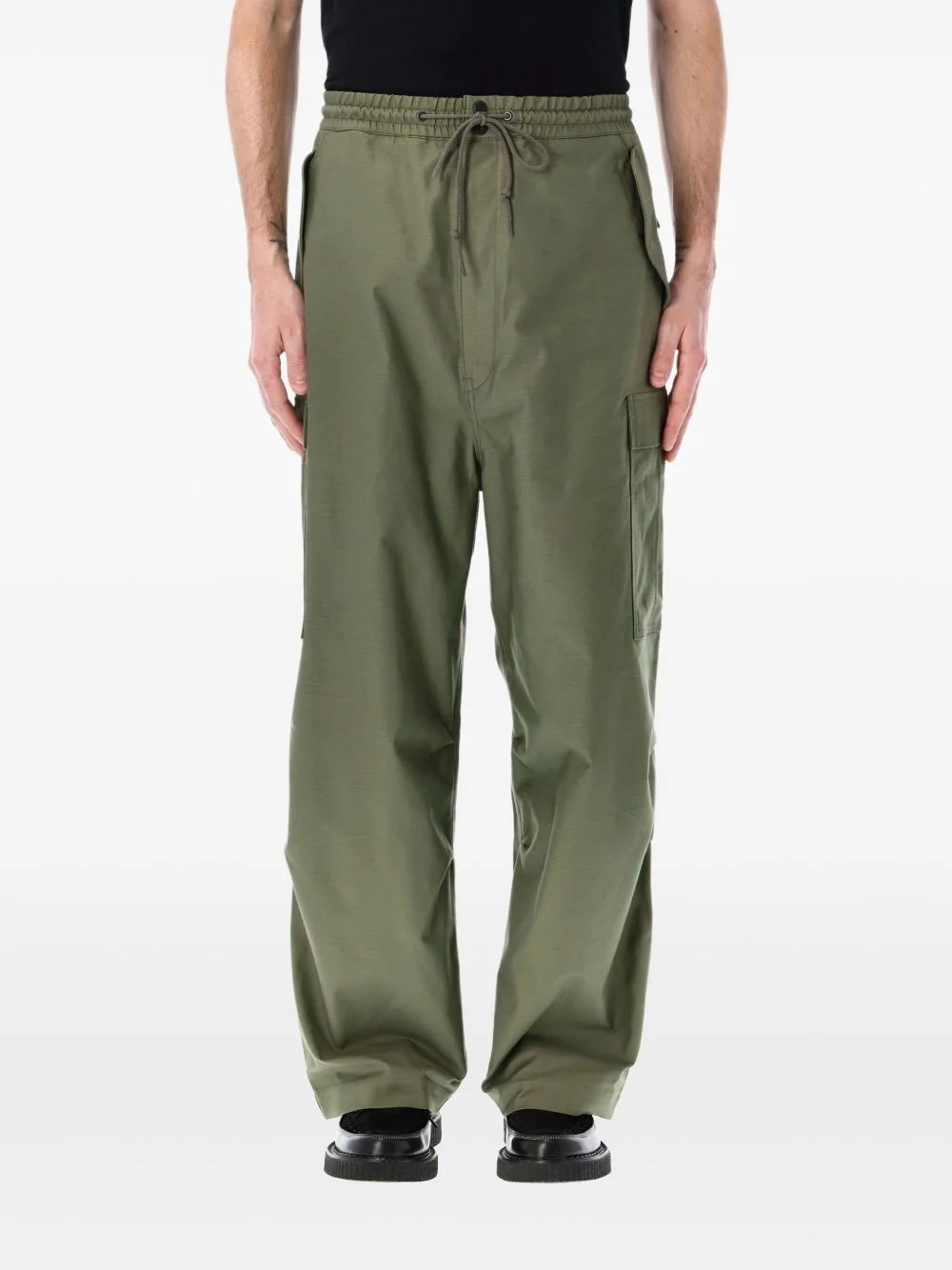 drawstring cargo pants - 1