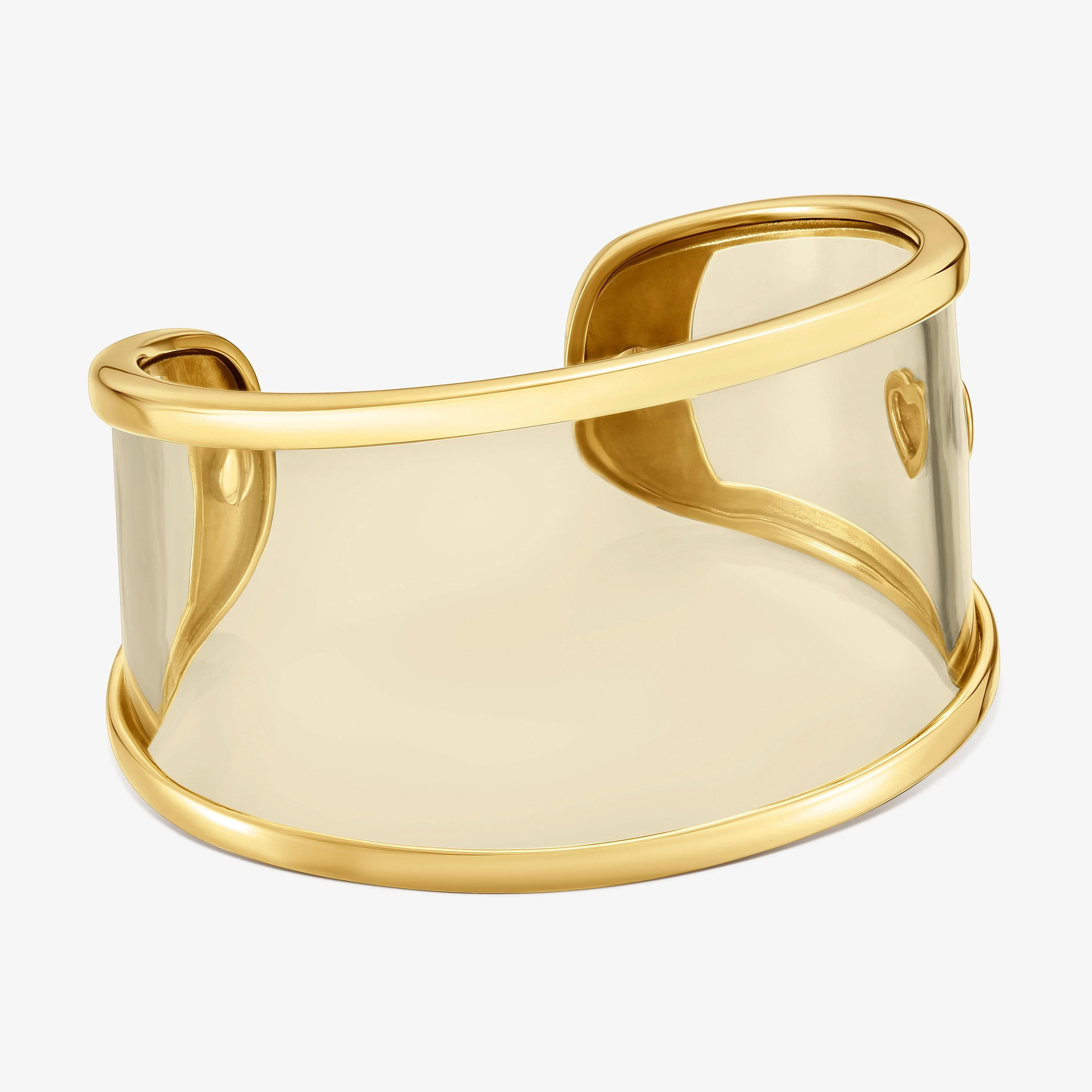 Gold-colored steel and white resin Bangle TOUS Galaxy - 1