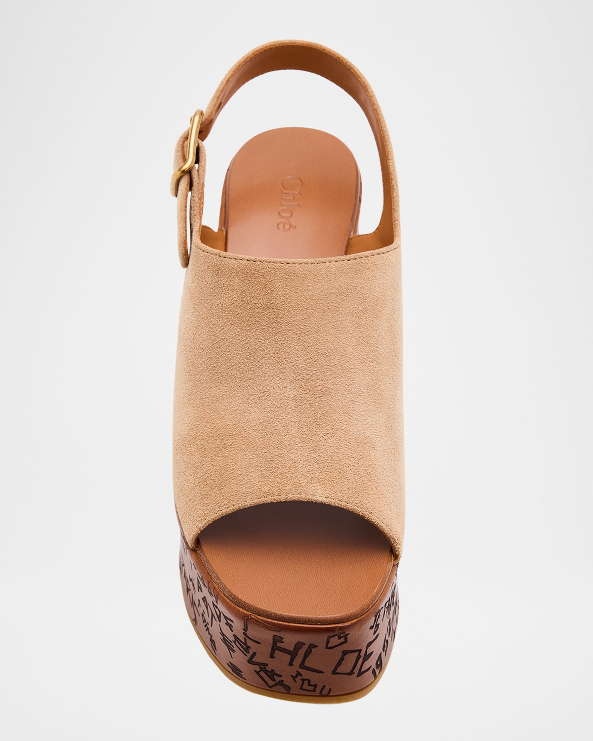 Maxime Platform Wedge Suede Sandals - 5
