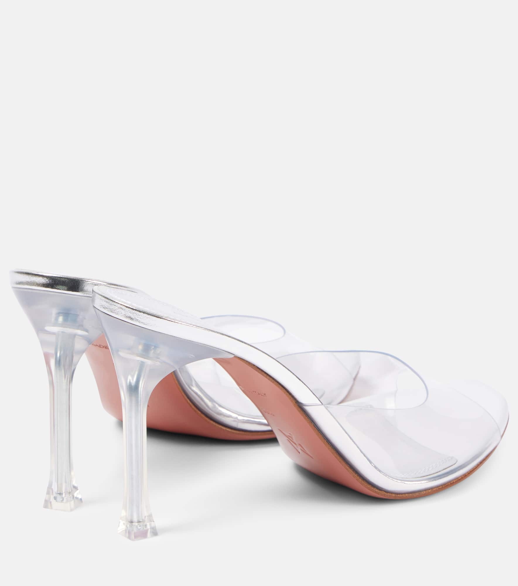 Alexa Glass 95 PVC mules - 2