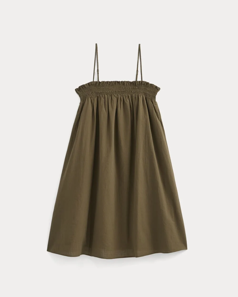 GAUZE SMOCKED DRESS - 1