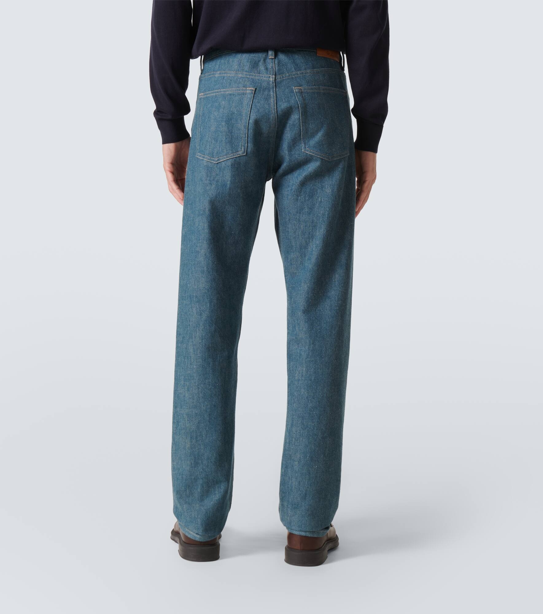 Quarona mid-rise straight jeans - 4
