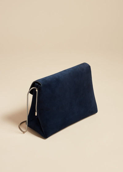 KHAITE The Bobbi Bag in Midnight Suede outlook