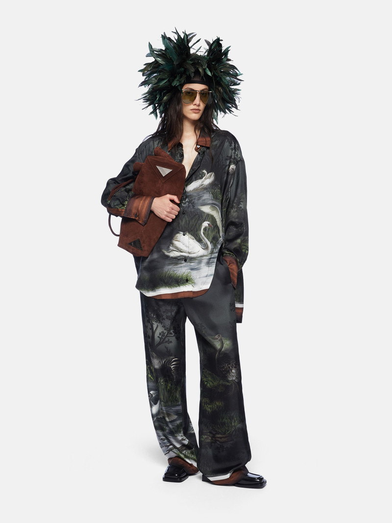 THE ATTICO SMOKE LONG PANTS outlook