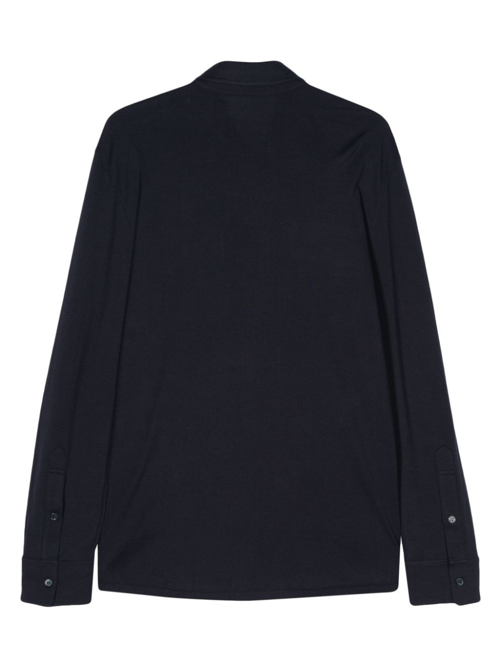 classic-collar cotton shirt - 2