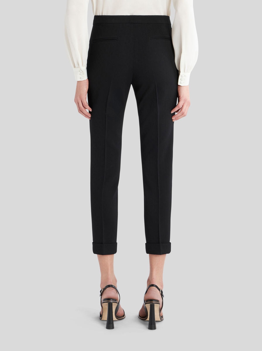 CIGARETTE TROUSERS WITH TURN-UP - 4