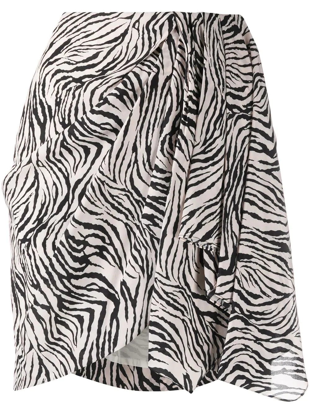 abstract print skirt - 1