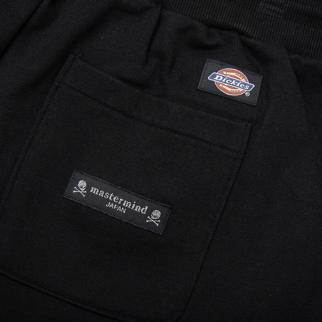 DICKIES X MASTERMIND JAPAN SWEAT PANTS - BLACK - 5